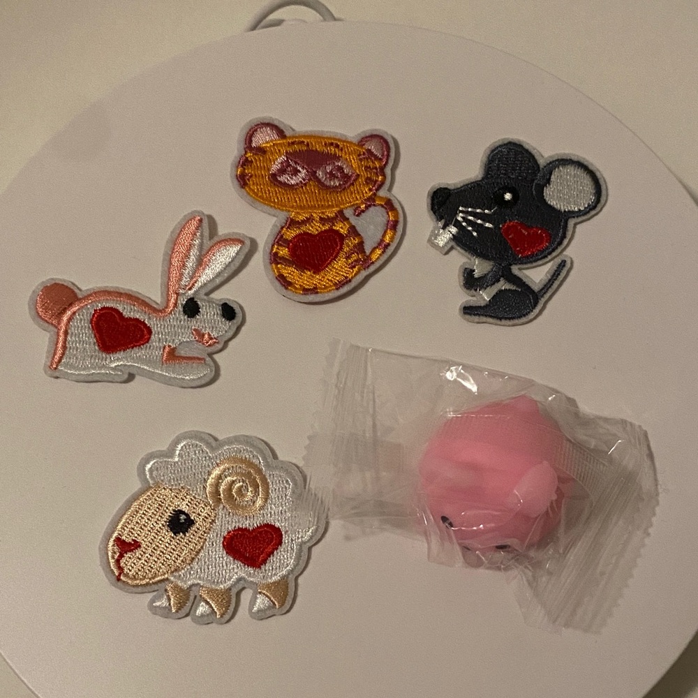 *Free Add On* Cute Animal Patches and Squishy